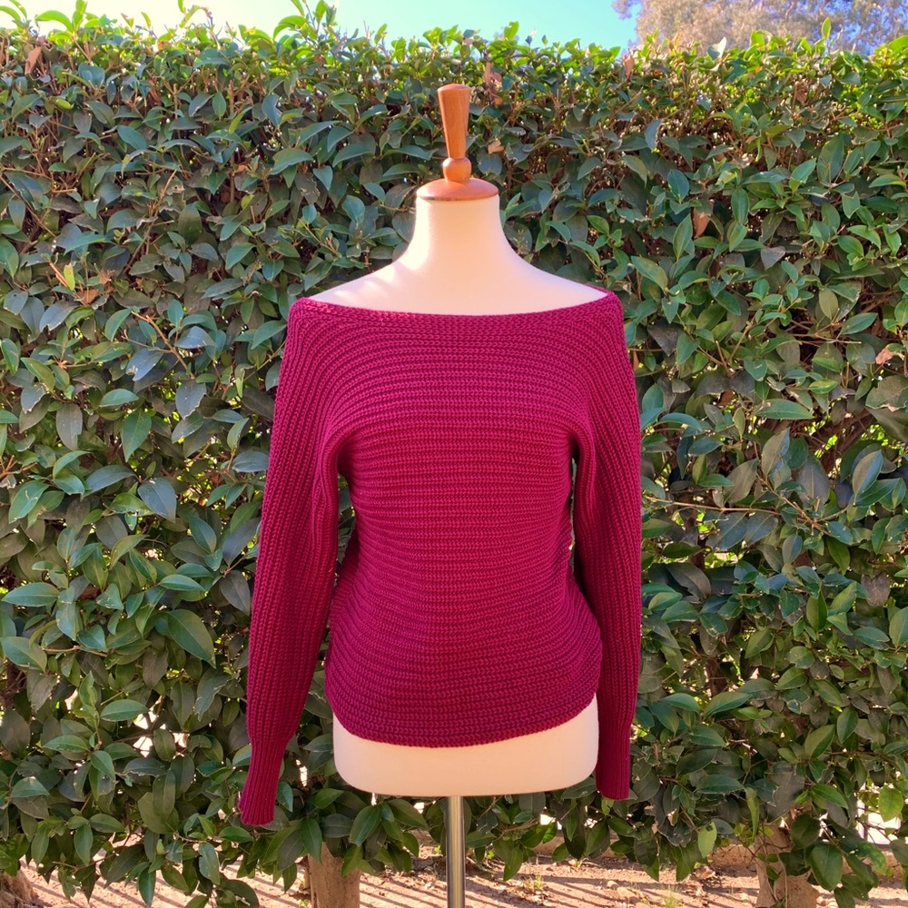 Burgandy sweater